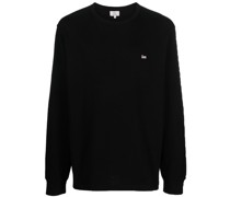 knitted crew-neck jumper
