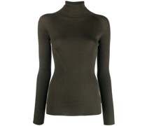 Gerippter Rollkragenpullover