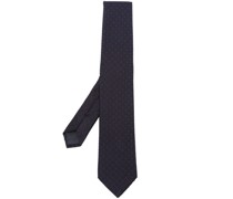 Gestreifte Krawatte mit Seidenanteil