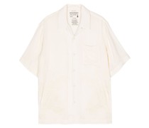 camp-collar short-sleeve shirt