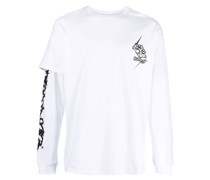 T-Shirt mit asymmetrischen Ärmeln