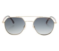 oval-frame sunglasses