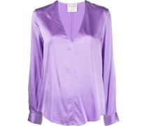 Bluse mit V-Ausschnitt
