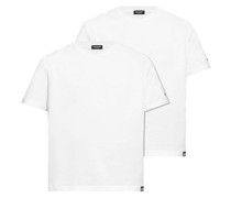 2er-Set T-Shirts mit Logo-Print