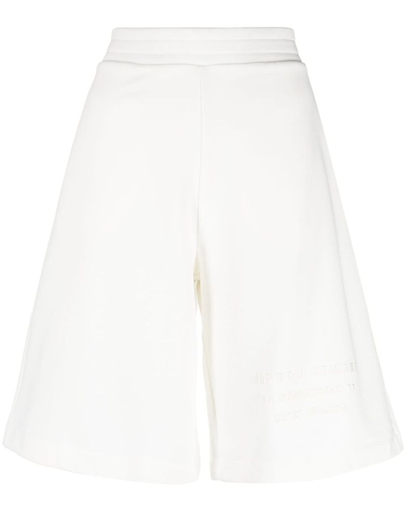 Emporio Armani Damen Joggingshorts mit Logo-Prägung