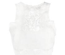 Cropped-Top mit Spitze