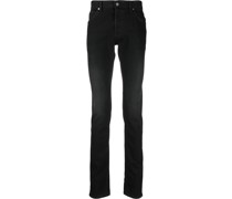 Skinny-Jeans mit Logo-Patch