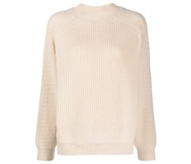 Gerippter Pullover