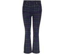 Jeans mit Schottenkaro