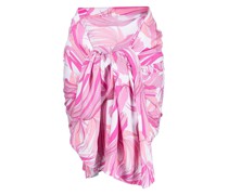 Pareo mit Orchideen-Print