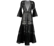 Kleid mit Blumenstickerei