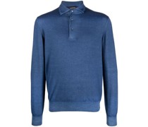 Langärmeliges Poloshirt