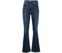 Schlagjeans mit hohem Bund