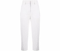 Gestreifte Cropped-Hose