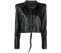 Jacke mit betonten Schultern