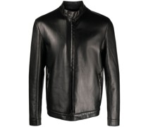 Bikerjacke aus Leder
