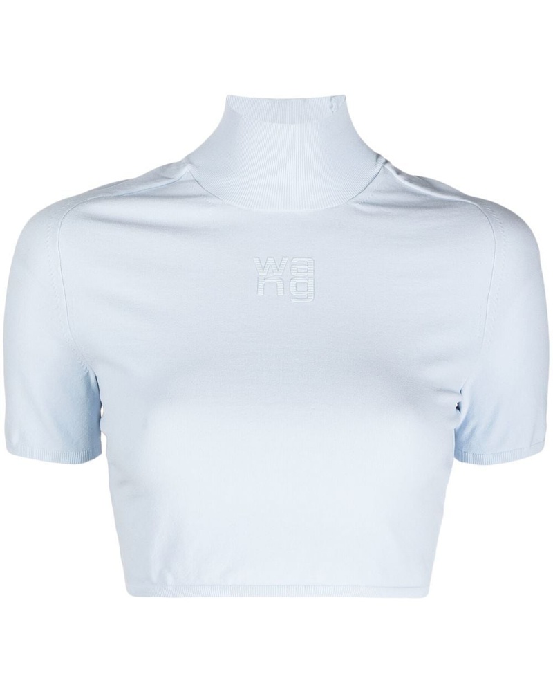 Alexander Wang Damen Oberteil mit Logo-Stickerei