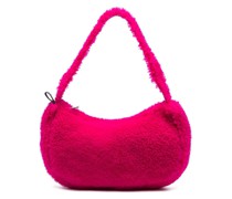 Schultertasche mit Shearling