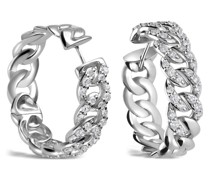18kt Weißgoldring mit Diamanten
