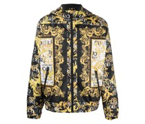Kapuzenjacke mit Logo-Print