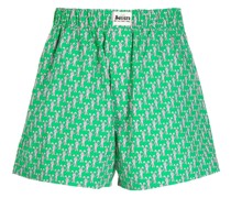 Joggingshorts mit Logo-Print