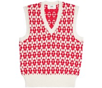 Ami de Coeur Pullunder mit Argyle-Muster