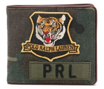 logo-patch camouflage-print wallet