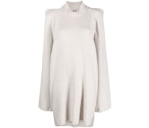 Drapiertes Strickkleid