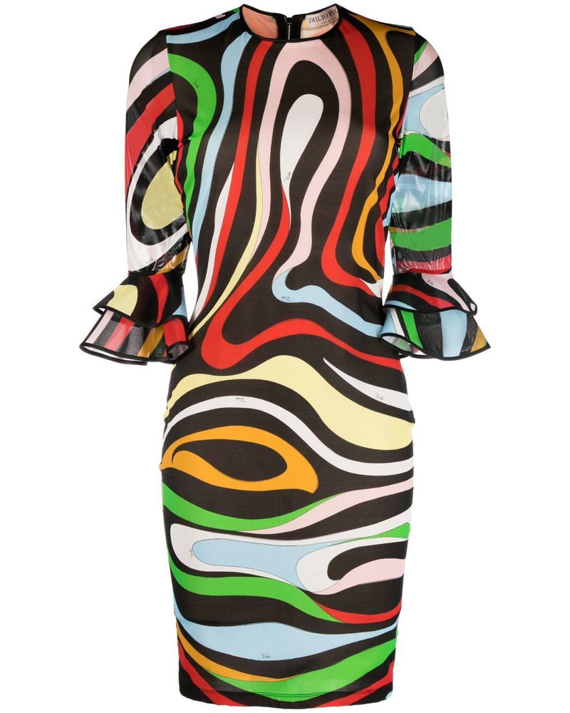 Emilio Pucci Damen Minikleid mit Marmo-Print Emilio Pucci Damen Minikleid mit Marmo-Print