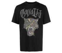 T-Shirt mit Panther-Print