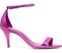 Sandalen im Metallic-Look