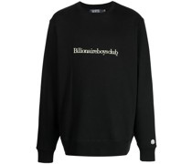 Sweatshirt mit Logo-Stickerei