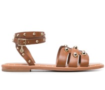 Flache Sandalen mit Nieten
