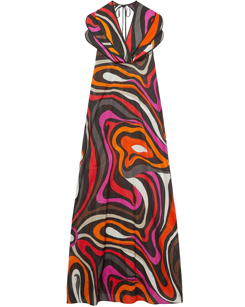 Emilio Pucci Damen Kleid mit abstraktem Print