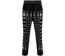 Tapered-Hose mit Print