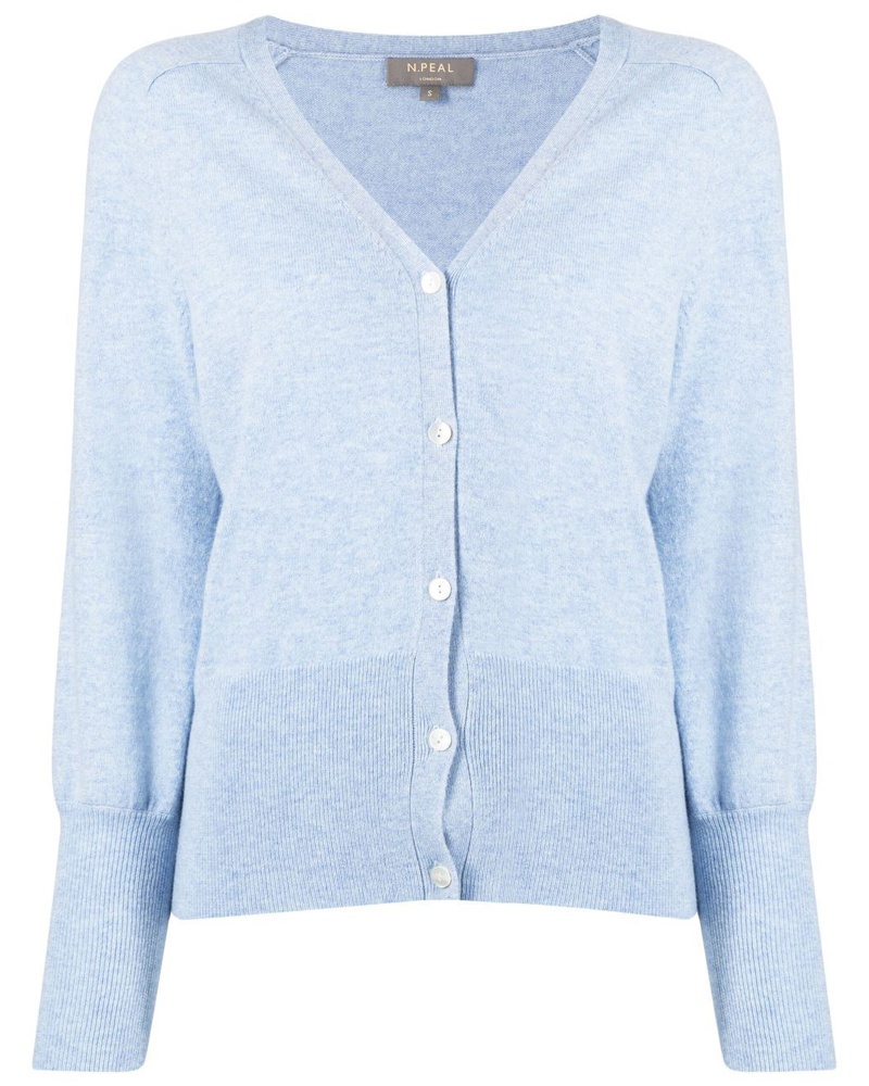 N.Peal Damen Gestrickter Kaschmircardigan