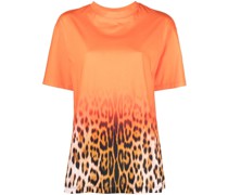 T-Shirt mit Leoparden-Print
