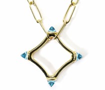 18kt Gelbgoldhalskette mit Topas
