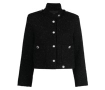 Cropped-Jacke aus Tweed