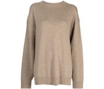 Kaschmirpullover mit Rundhalsausschnitt