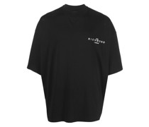T-Shirt mit Logo-Stickerei