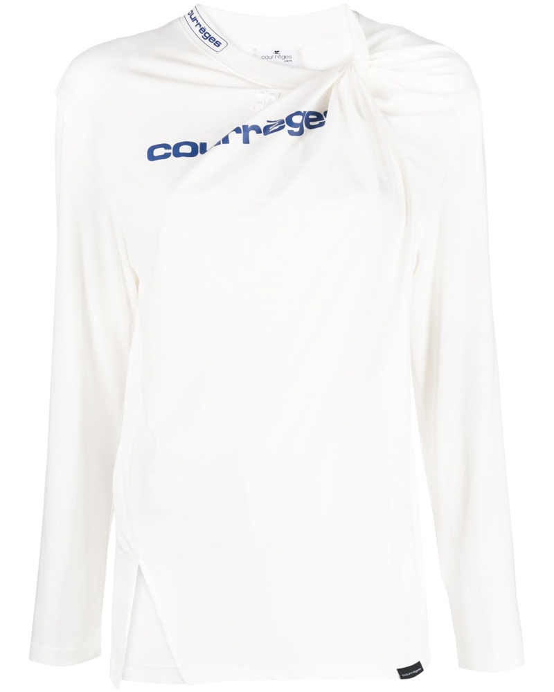 Courrèges Damen Asymmetrisches Oberteil