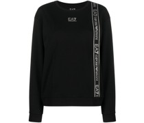 Sweatshirt mit Logo-Tape