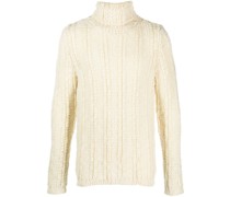 Gestrickter Rollkragenpullover