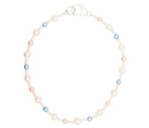 pearl-embellished necklace