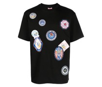 T-Shirt mit Travel-Patches