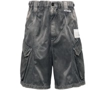 Weite Cargo-Shorts mit Logo-Patches