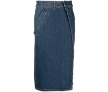 Gewickelter Jeansrock