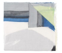 Schal mit abstraktem Print