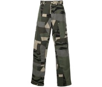 Hose mit Camouflage-Print